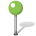 green tooltip pin